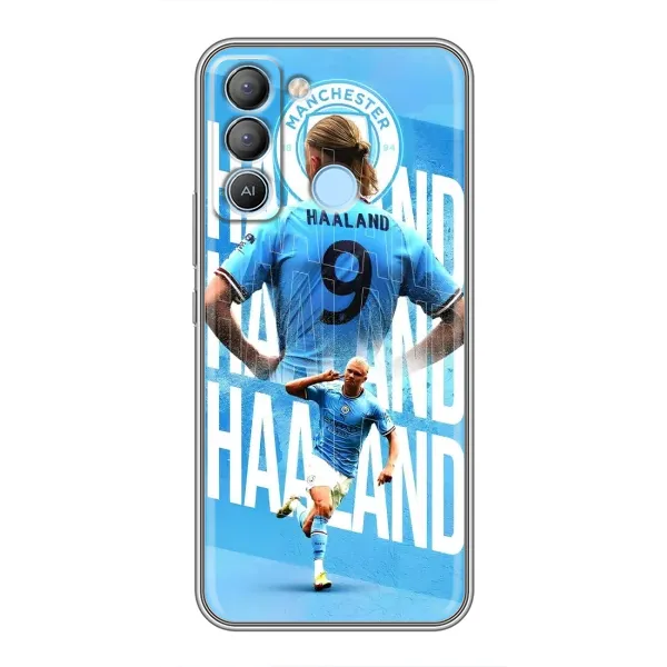 Чехол с принтом «Erling Haaland» для TECNO Pop 5 LTE