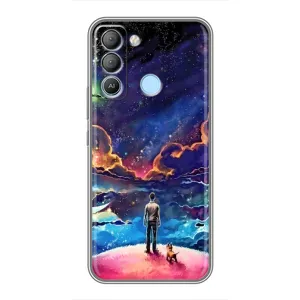 Космічні Чохли для ТЕКНО Pop 5 LTE (VPrint) (Вид Галактики)