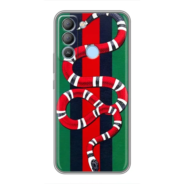 Чохол з принтом «Gucci змія» для TECNO Pop 5 LTE Чохол з принтом «Gucci змія» для TECNO Pop 5 LTE
