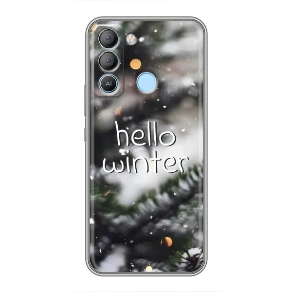 Чехол с принтом «Hello winter» для TECNO Pop 5 LTE Чехол с принтом «Hello winter» для TECNO Pop 5 LTE