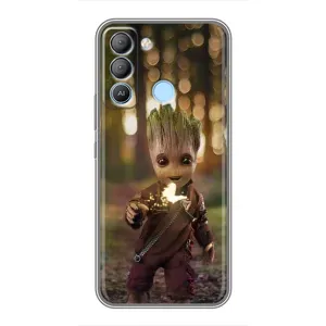 Чохол МАРВЕЛ для ТЕКНО Pop 5 LTE (AlphaPrint) (I am Groot)