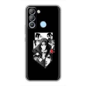 Чохли на тему: Ітачи Учіха для TECNO Pop 5 LTE (AlphaPrint) (колаж Ітачі)