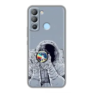 Чохол NASA для TECNO Pop 5 LTE (AlphaPrint) (Космонавт фото)