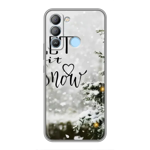Чехол с принтом «Let it snow» для TECNO Pop 5 LTE Чехол с принтом «Let it snow» для TECNO Pop 5 LTE