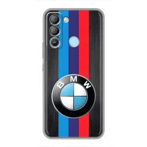 Чохол для ТЕКНО Pop 5 LTE - з принтом БМВ (AlphaPrint) (Лого BMW)