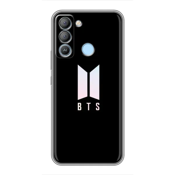 Чехол с принтом «Лого BTS» для TECNO Pop 5 LTE Чехол с принтом «Лого BTS» для TECNO Pop 5 LTE