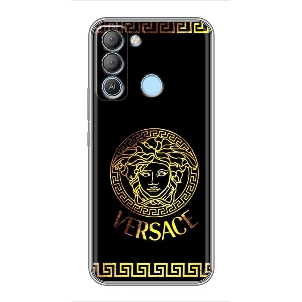 Чохол з принтом «Logo Versace» для TECNO Pop 5 LTE
