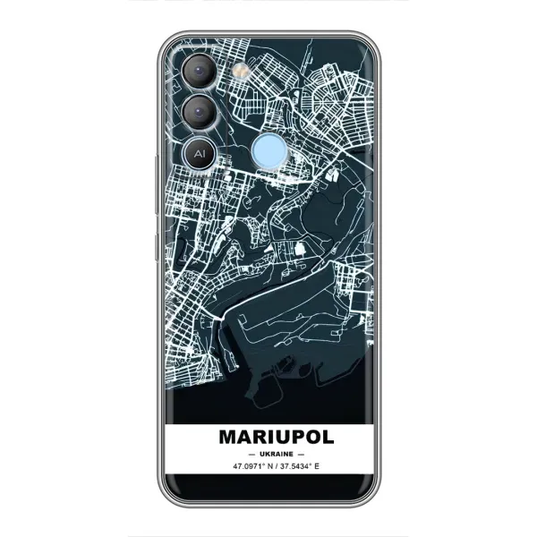 Чохол з принтом «Маріуполь» для TECNO Pop 5 LTE