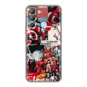 Чохол МАРВЕЛ для ТЕКНО Pop 5 LTE (AlphaPrint) (Марвел Комикс)