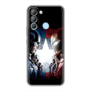 Чохли з героями Марвел TECNO Pop 5 LTE (VPrint) (Марвел стайл)