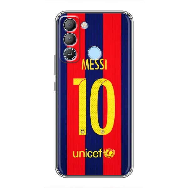 Чохол з принтом «Messi Barca 10» для TECNO Pop 5 LTE Чохол з принтом «Messi Barca 10» для TECNO Pop 5 LTE