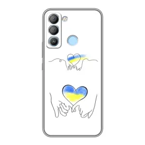 Чохол для Патріота України TECNO Pop 5 LTE - (AlphaPrint) (Мир Україні)