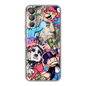 Чохли з крутими принтами для TECNO Pop 5 LTE - (PREMIUMPrint) (Monopoly man)