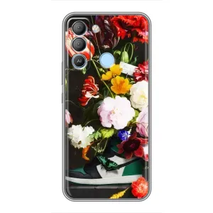 Бренднові Чохли для TECNO Pop 5 LTE - (PREMIUMPrint) (Nike цветы)