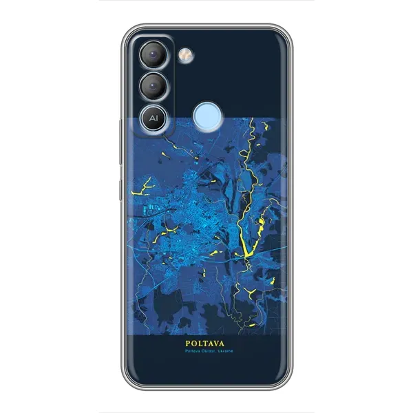 Чохол з принтом «Полтава» для TECNO Pop 5 LTE