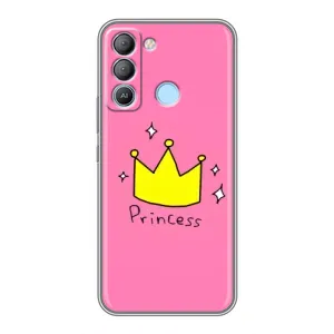 Чохол з картинкою (Стильні) ТЕКНО Pop 5 LTE - (AlphaPrint) (Princess)