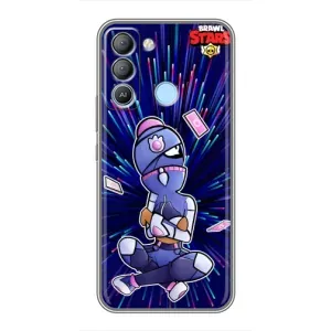 Чехлы Brawl Stars для TECNO Pop 5 LTE (AlphaPrint) (Тара)