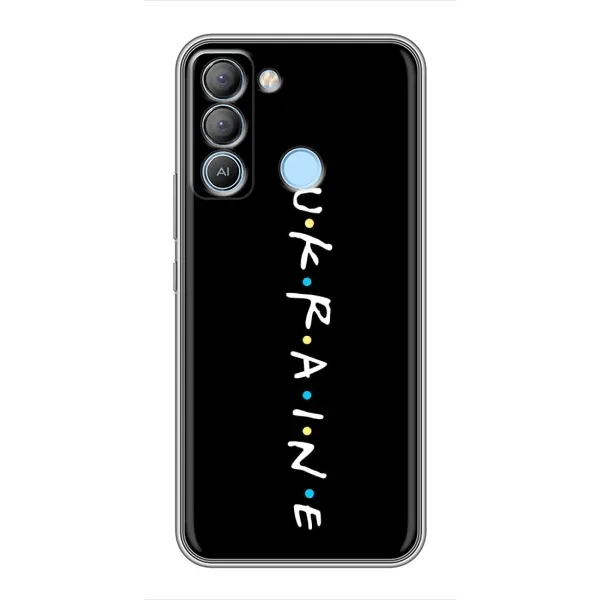 Чехол с принтом «UKRAINE» для TECNO Pop 5 LTE