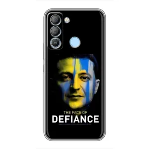 Чохол для TECNO Pop 5 LTE (AlphaPrint - с принтом Зеленського) (В. Зеленский)