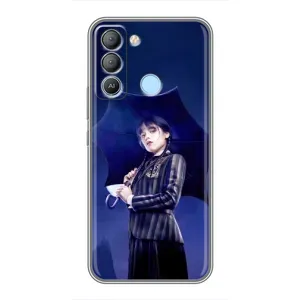 Силіконовий чохол з картинкою для TECNO Pop 5 LTE (Венсдей)
