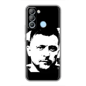 Чехол для TECNO Pop 5 LTE (AlphaPrint - с принтом Зеленского)