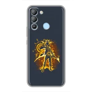 Naruto Anime Чохли для ТЕКНО Pop 5 LTE (AlphaPrint) (золотий Наруто)