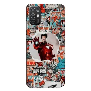 Чехлы с героями Марвел TECNO Pop 6 Pro (BE8) (VPrint)