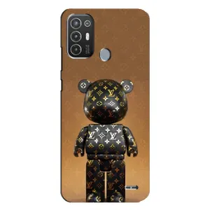 Чохли для TECNO Pop 6 Pro (BE8) - Bearbrick Louis Vuitton (PREMIUMPrint) (Bearbrick)