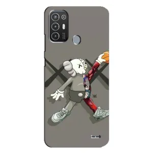 Чохли для TECNO Pop 6 Pro (BE8) - Bearbrick Louis Vuitton (PREMIUMPrint) (Беарбрік Джордан)