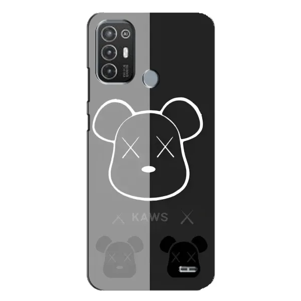 Чохол з принтом «БеарБрік очі» для TECNO Pop 6 Pro (BE8)