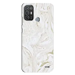 Мраморний чехол на TECNO Pop 6 Pro (BE8) (VPrint) (Білий мрамор)