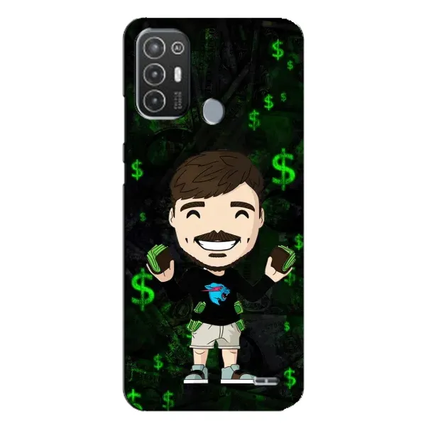 Чехол с принтом «Блогер Beast» для TECNO Pop 6 Pro (BE8)