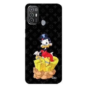 Чехли для TECNO Pop 6 Pro (BE8) - Скрудж МакДак Louis Vuitton (PREMIUMPrint) (Богатство Макдака)