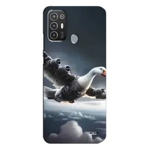 Чохол з мемом Тралалело тралала на TECNO Pop 6 Pro (BE8) (Бомбардіні гусіні)
