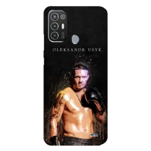 Чохол з картинкою Олександр Усик для TECNO Pop 6 Pro (BE8) (Боксер Олександр Усик)