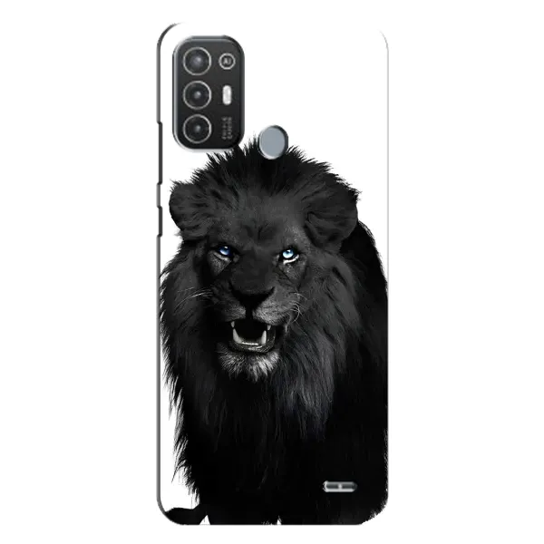 Чохол з принтом «Чорний ЛЕВ» для TECNO Pop 6 Pro (BE8)