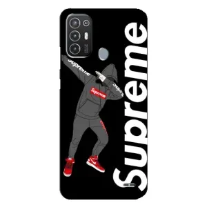 Чеохол для TECNO Pop 6 Pro (BE8) з картинкою Supreme (AlphaPrint) (Деб Супрім)