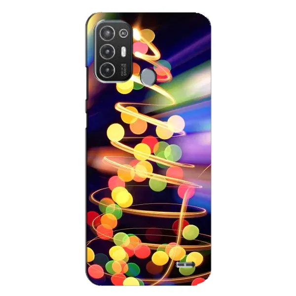 Чохол з принтом «Ялинка в огоньках» для TECNO Pop 6 Pro (BE8) Чохол з принтом «Ялинка в огоньках» для TECNO Pop 6 Pro (BE8)