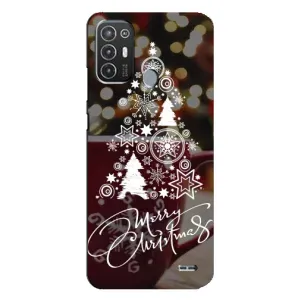 Різдвяні Чохли для TECNO Pop 6 Pro (BE8) (VPrint) (Ялинка яскрава)