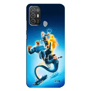 Чохол з принтом Фантастична четвірка для TECNO Pop 6 Pro (BE8) (Герої Фантастична Четвірка)