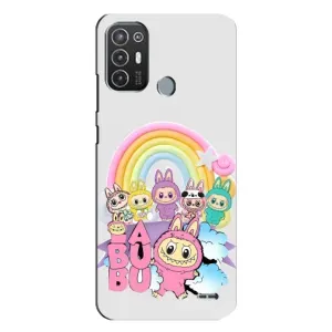 Чохол з Лабубу на TECNO Pop 6 Pro (BE8) (Фон Лабубу)