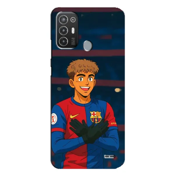 Чохол з принтом «Футболіст Ямаль» для TECNO Pop 6 Pro (BE8)