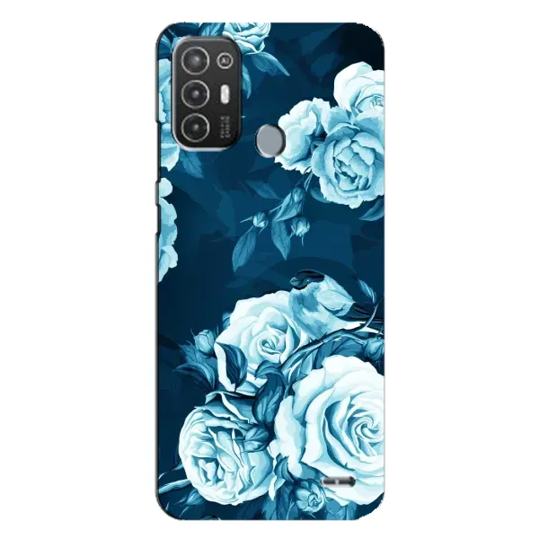 Чохол з принтом «Блактині бутони» для TECNO Pop 6 Pro (BE8)