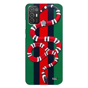 Чохли  GUCCI для ТЕСNО Рop 6 Рro (BE8) (AlphaPrint) (Gucci змія)