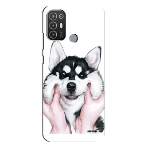 Чехол с Хаски для TECNO Pop 6 Pro (BE8) - (AlphaPrint)