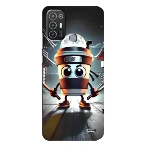 Чохол з мемом Тралалело тралала на TECNO Pop 6 Pro (BE8) (Капучіно асасіно)
