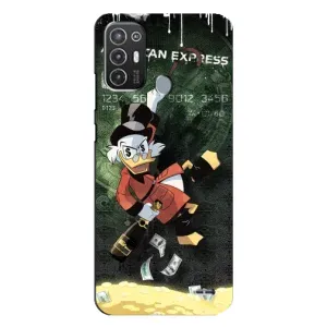 Чехли для ТЕСNО Рop 6 Рro (BE8) - Scrooge MagDag (PREMIUMPrint) (Карточка Скруджа)