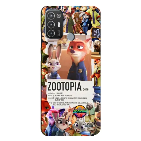 Чохол з принтом «Постер Зоотрополіс» для TECNO Pop 6 Pro (BE8)