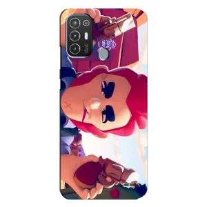 Чехол для TECNO Pop 6 Pro (BE8) Бравл Старс (VPrint) (Кольт)