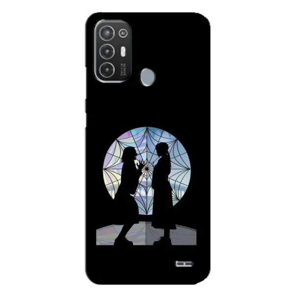 Чехол с принтом «комната Уэнздей» для TECNO Pop 6 Pro (BE8)